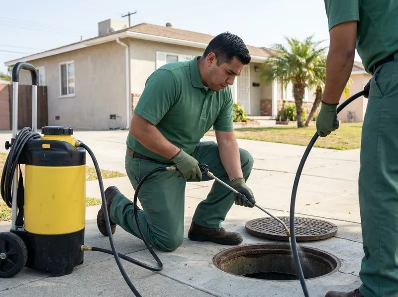 American & Oriental Cockroach Sewer Barrier Protocol in Downey, CA