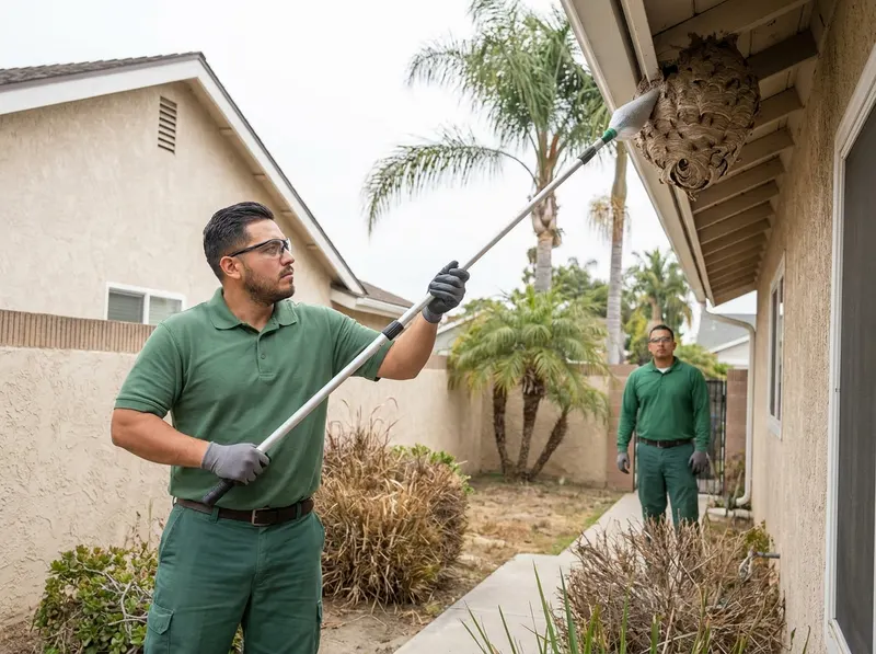 Paper Wasp & Stinging Insect Nest Removal in Downey, CA