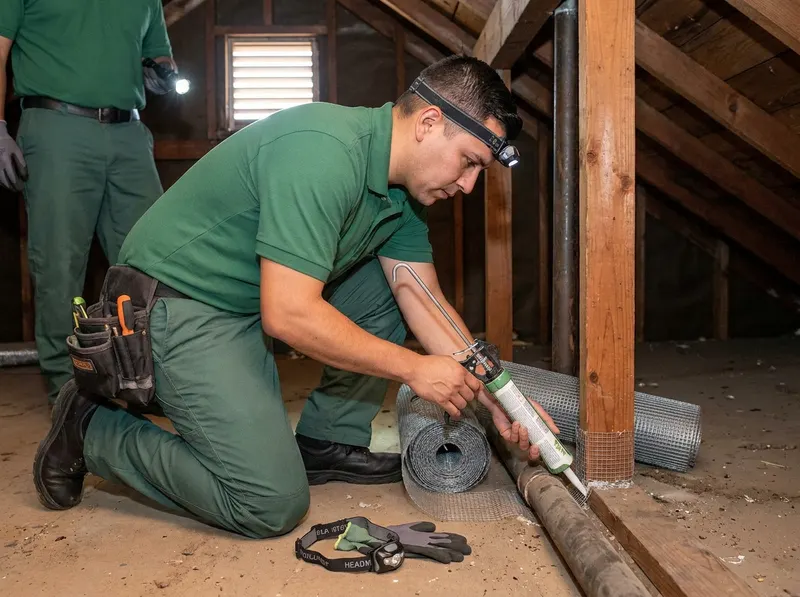 Roof Rat & House Mouse Attic Exclusion in Downey, CA